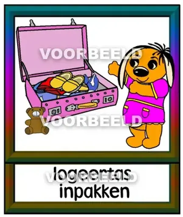 Logeertas inpakken (M)