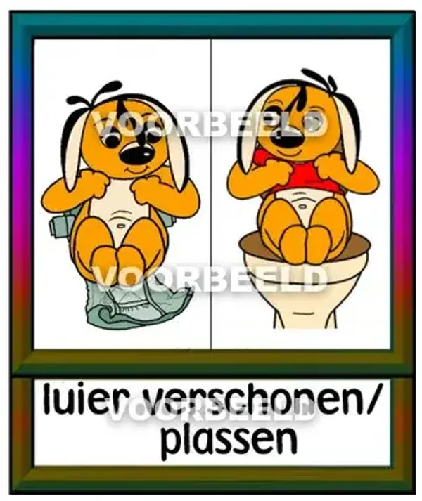 Luier verschonen plassen
