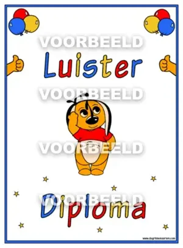 Luister DIPLOMA (A4)