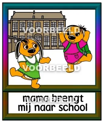 Mama brengt mij naar school (M)