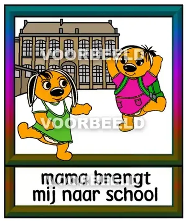 Mama brengt mij naar school (M)