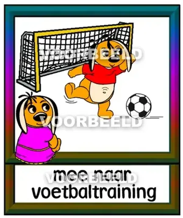 Mee naar voetbaltraining