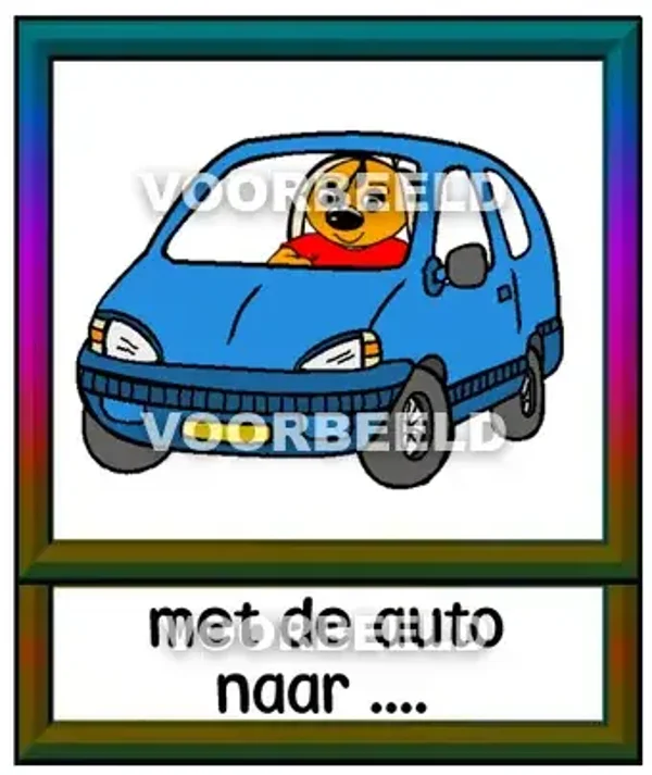 Met de auto naar