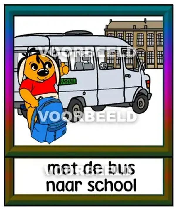 Met de bus naar school 2