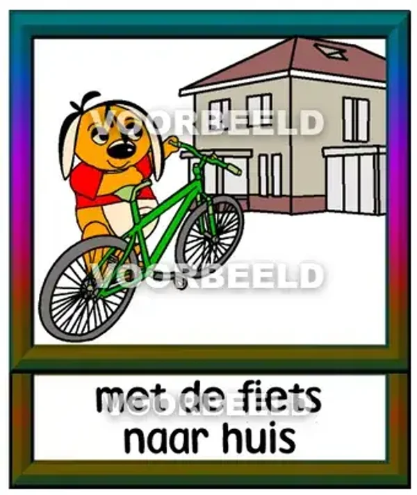 Met de fiets naar huis