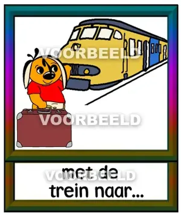 Met de trein naar