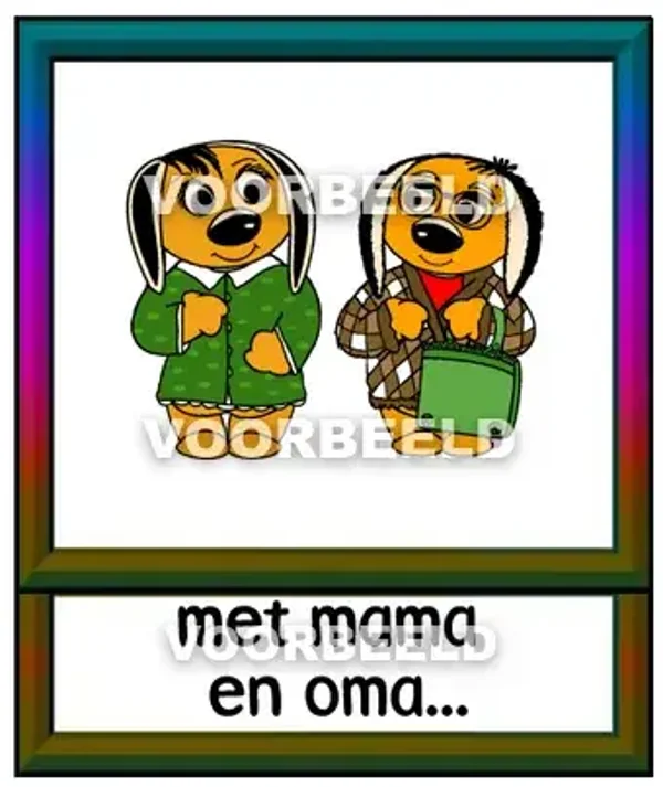 Met mama en oma