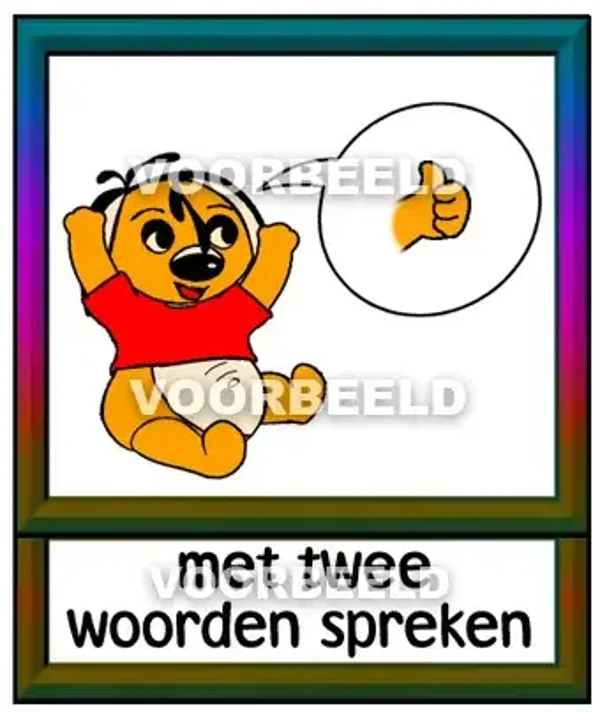 Met twee woorden spreken