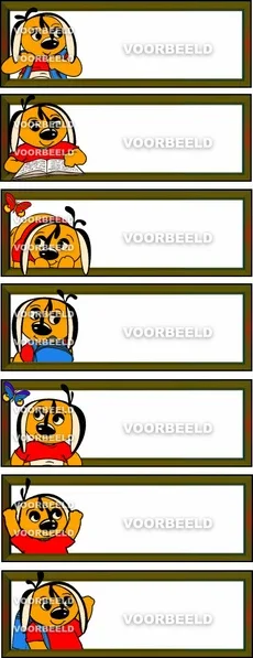 Naamplaatjes Jongens