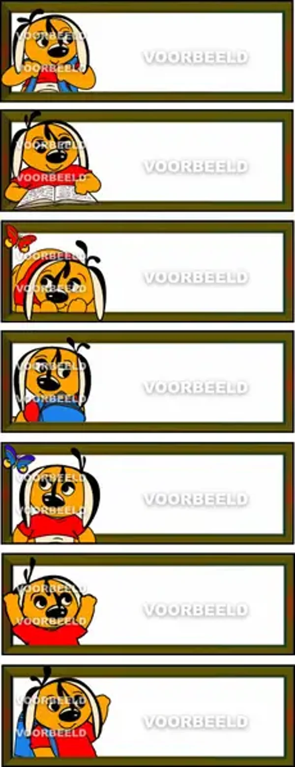 Naamplaatjes Jongens