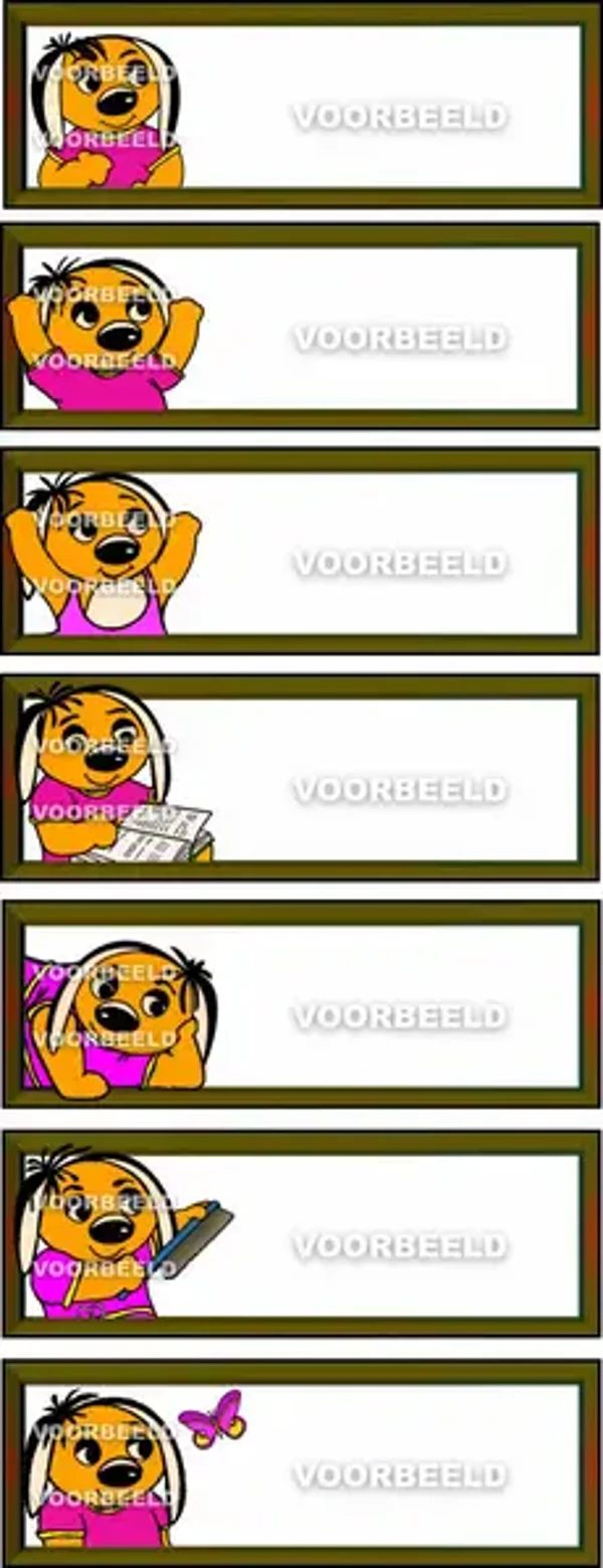 Naamplaatjes Meisjes