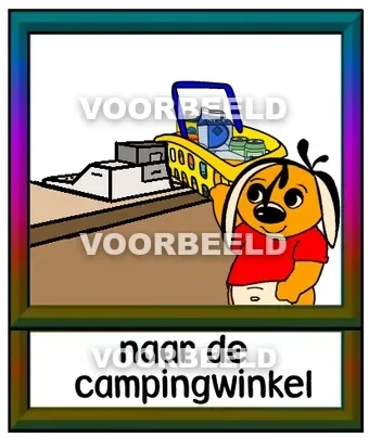 Naar de campingwinkel