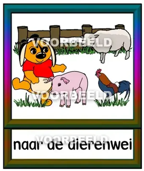 Naar de dierenwei