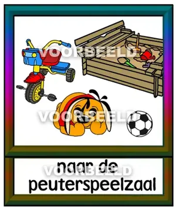 Naar de peuterspeelzaal