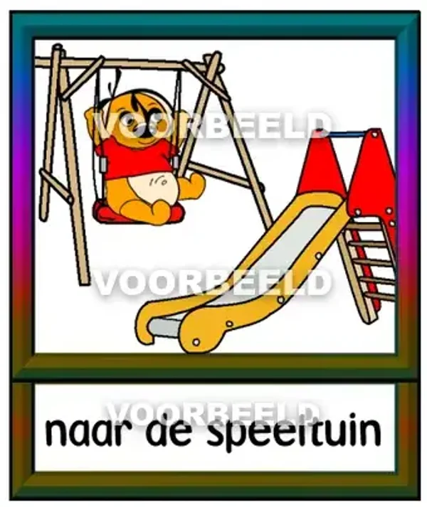 Naar de speeltuin