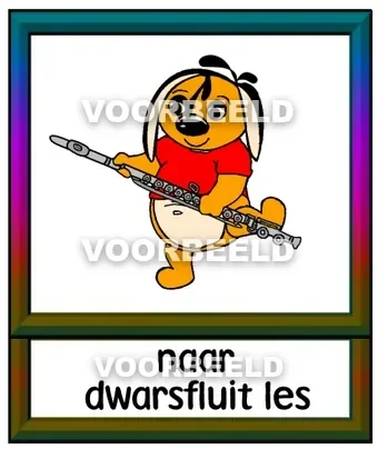 Naar dwarsfluit les
