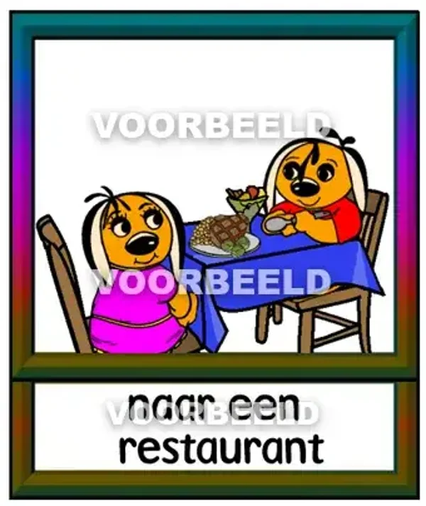 Naar een restaurant