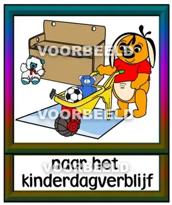 Naar het kinderdagverblijf