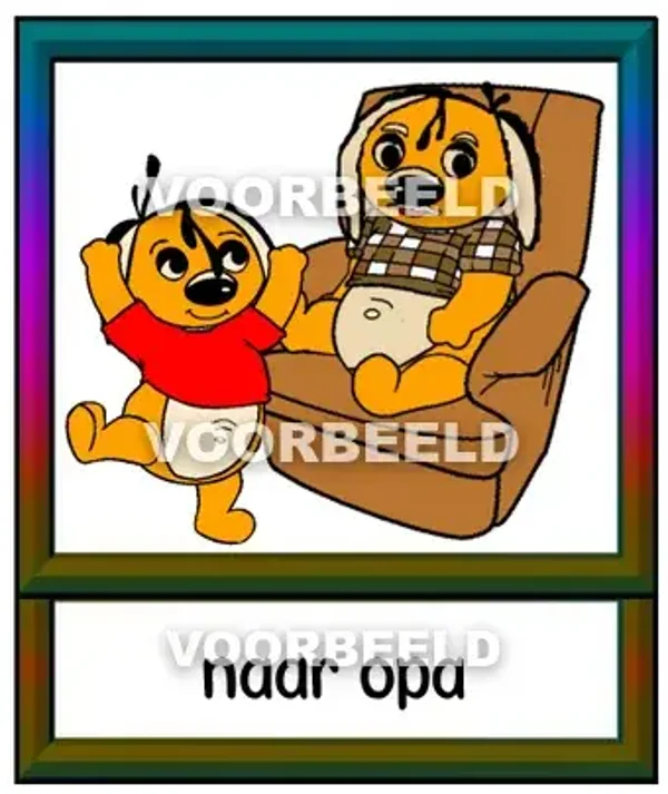 Naar opa