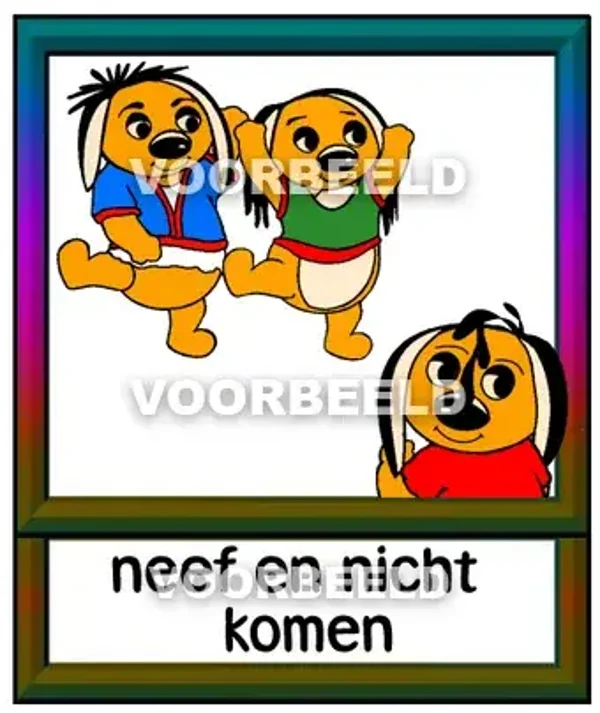 Neef en nicht komen