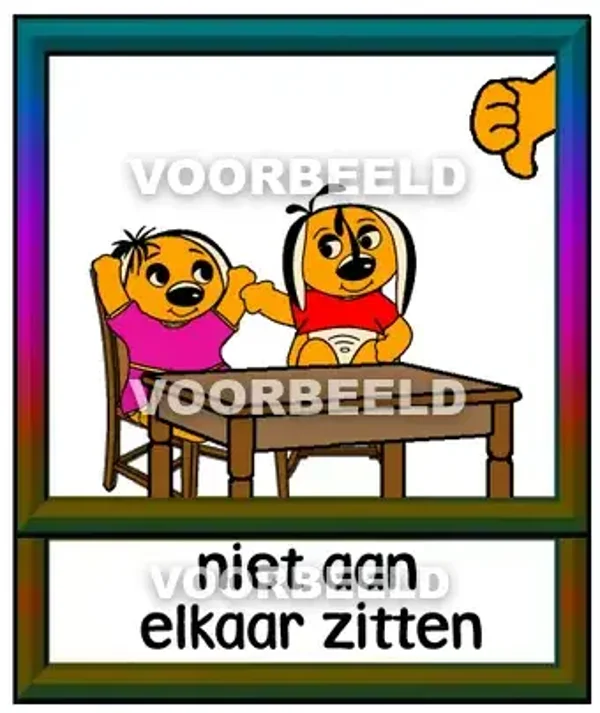 Niet aan elkaar zitten