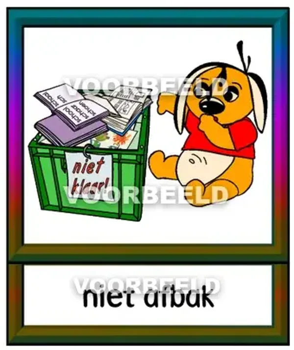 Niet afbak