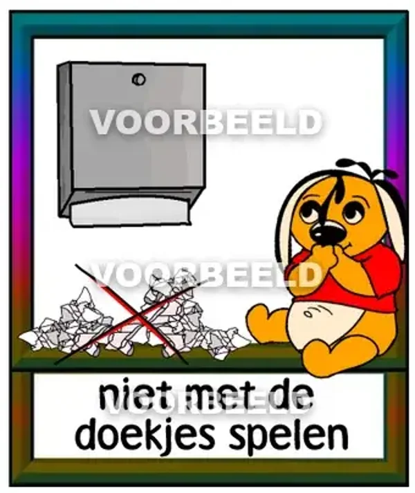 Niet met de doekjes spelen