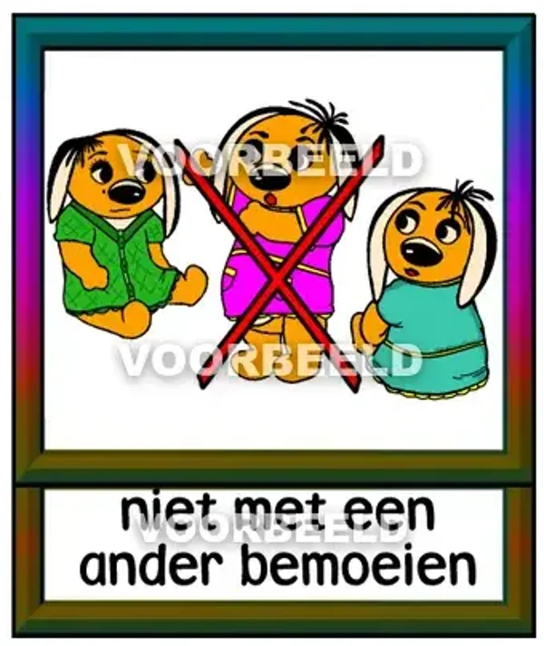 Niet met een ander bemoeien