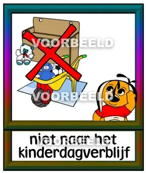 Niet naar het kinderdagverblijf