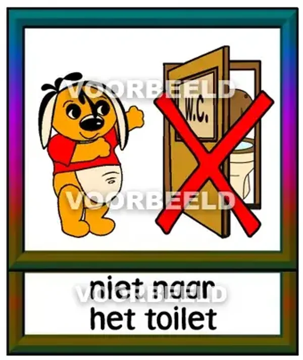 Niet naar het toilet