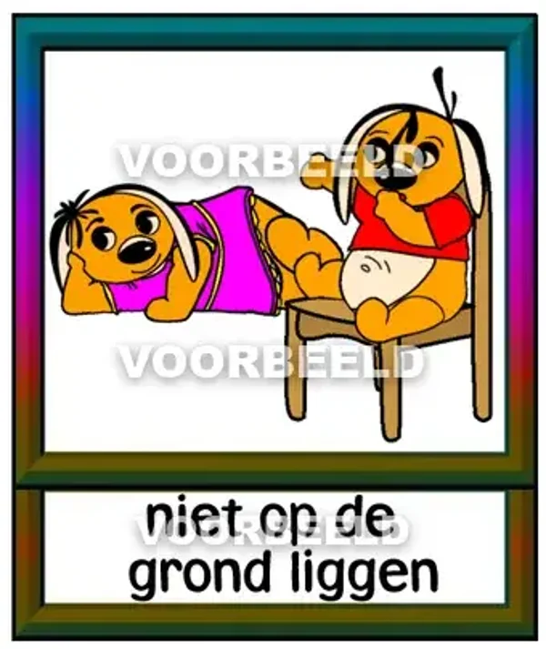 Niet op de grond liggen