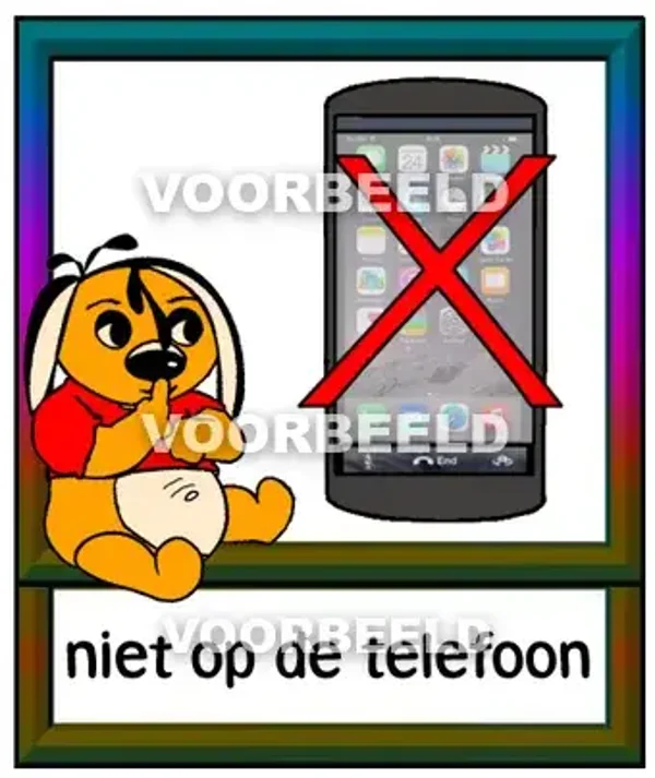 Niet op de telefoon