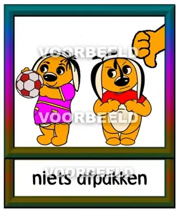 Niets afpakken