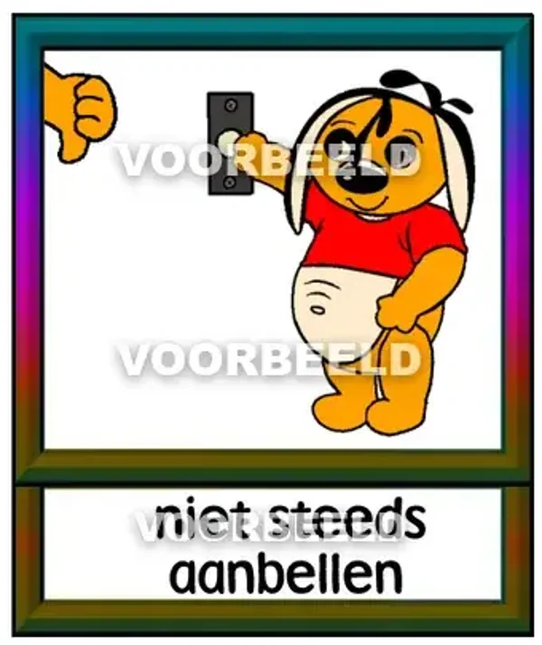Niets steeds aanbellen