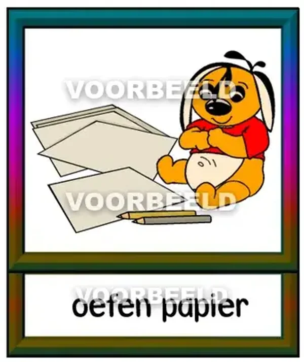 Oefen papier