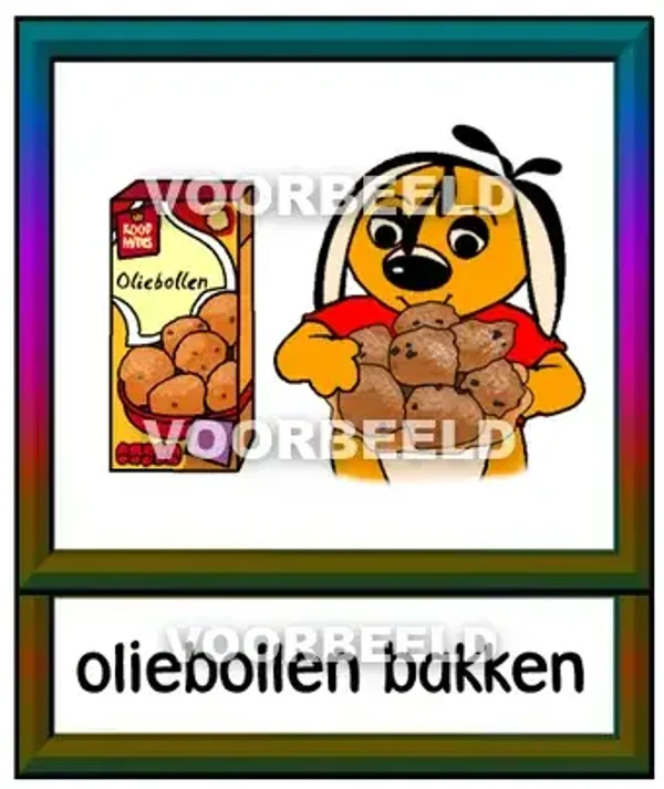 Oliebollen bakken