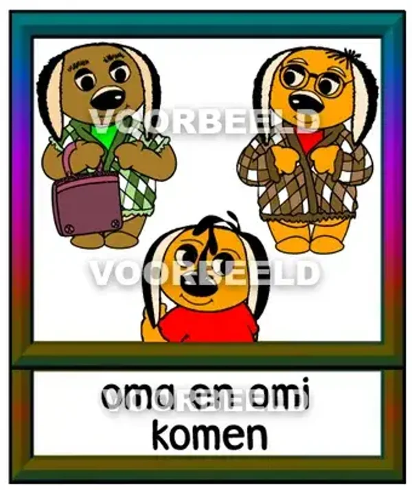 Oma en omi komen