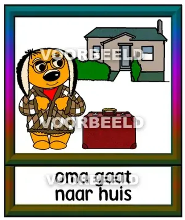 Oma gaat naar huis