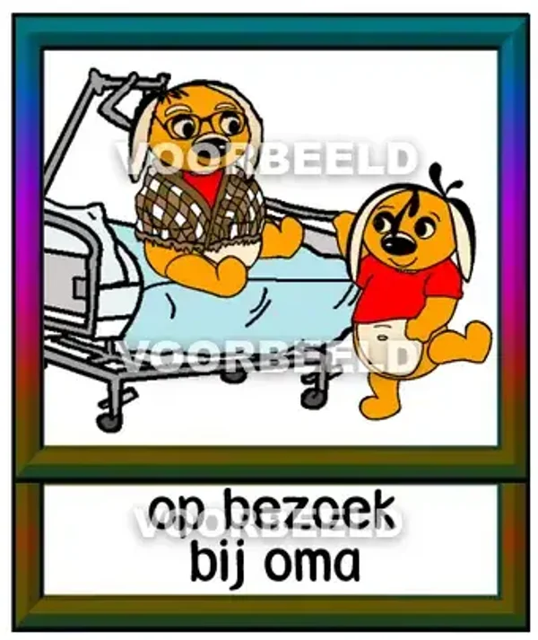 Op bezoek bij oma
