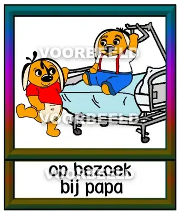 Op bezoek bij papa