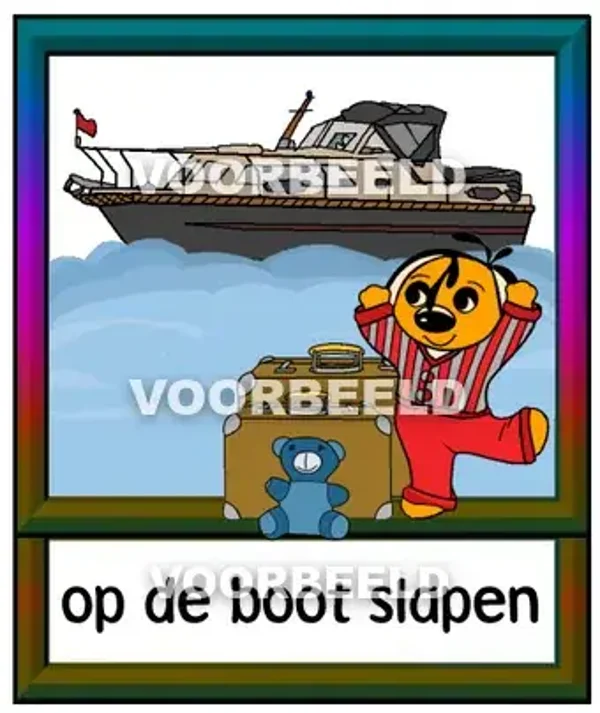 Op de boot slapen