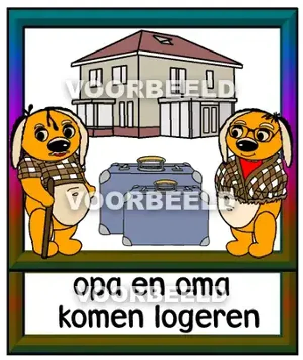 Opa en oma komen logeren