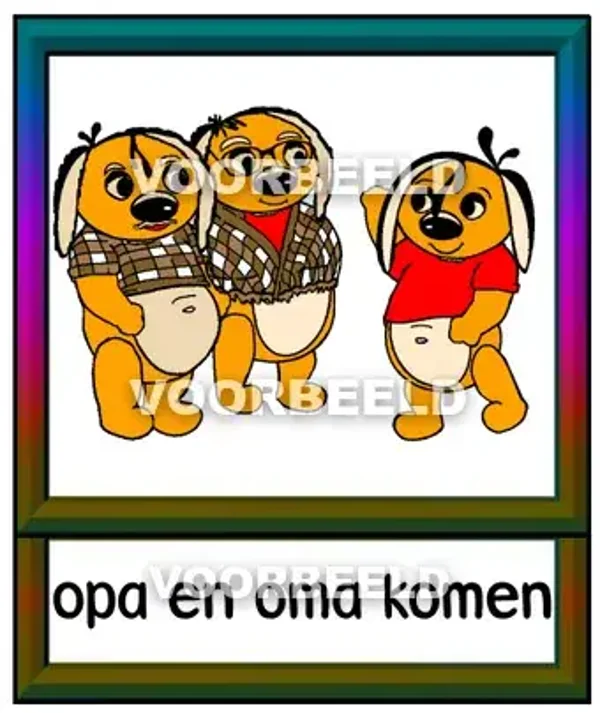 Opa en oma komen