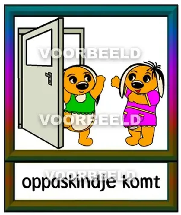 Oppaskindje komt