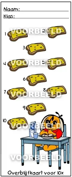 Overblijfkaart 2