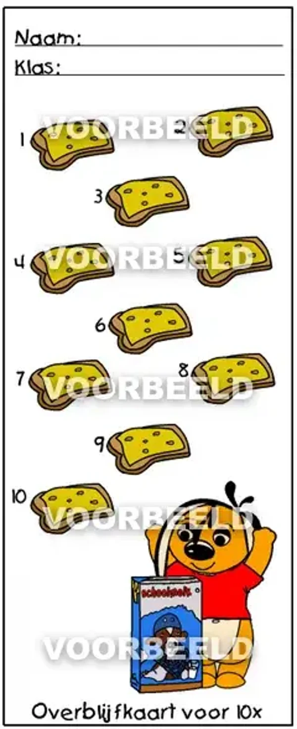 Overblijfkaart 3