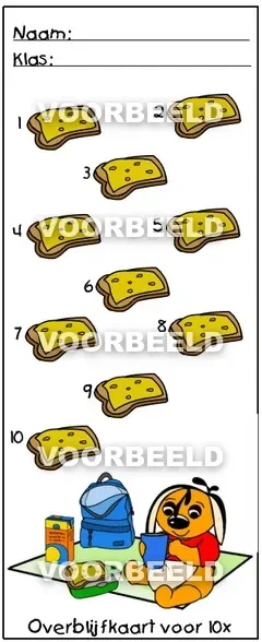 Overblijfkaart 4
