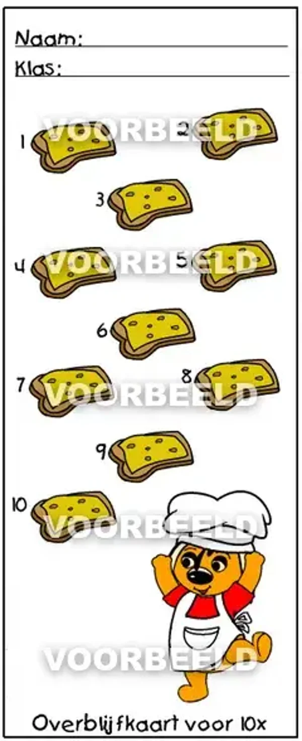 Overblijfkaart 5
