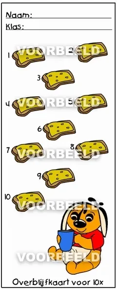 Overblijfkaart 6