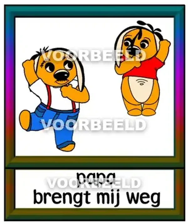 Papa brengt mij weg